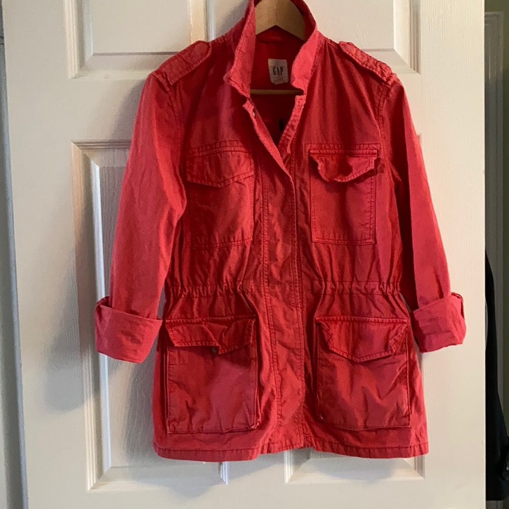 GAP Red Utility Jacket